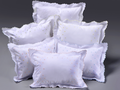 Swiss Dot Petite Monogram Pillow