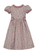 Red Floral Dress w/ Red Gingham