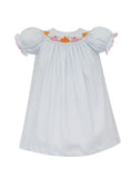 Pumpkin Smocked Bishop - LB Check