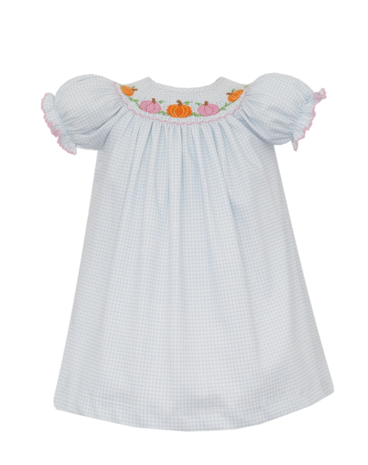 Pumpkin Smocked Bishop - LB Check