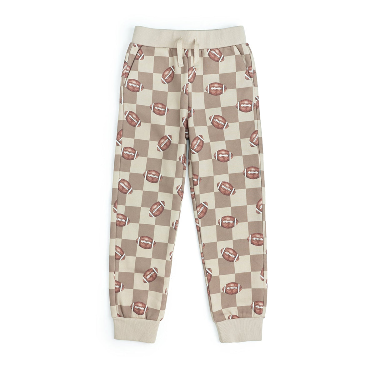 Football Checkered Joggers