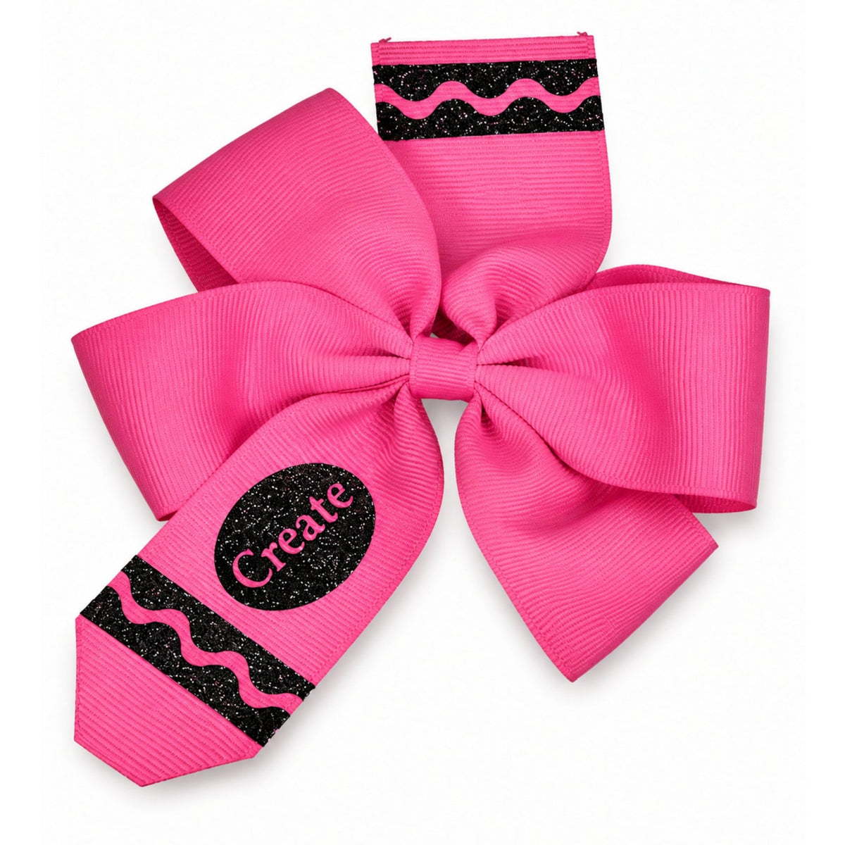 Crayon Back-to-School Bows