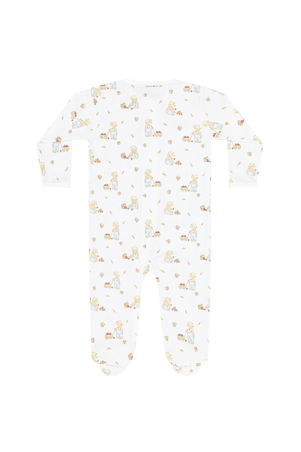 Harvest Time Zipper Footie