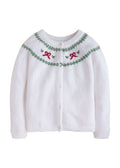 Holiday Bow Fair Isle Cardigan