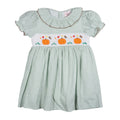 Kate Smocked Dress - Leaves