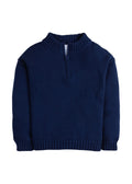 Quarter Zip Sweater - Navy