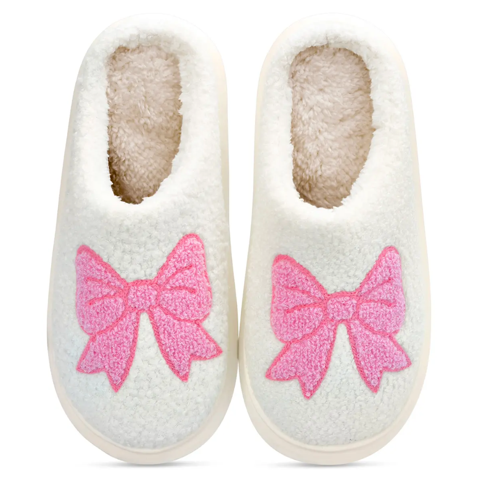 Cozy Bow Slippers