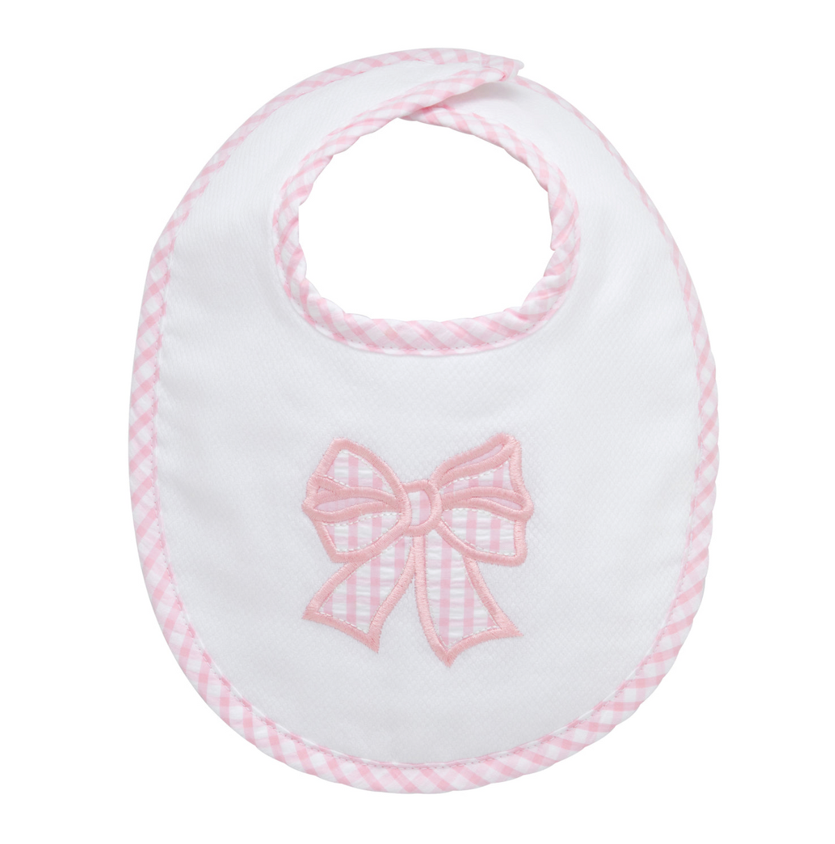 Medium Bib - Pink Bow