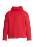 Solid Turtleneck - Red