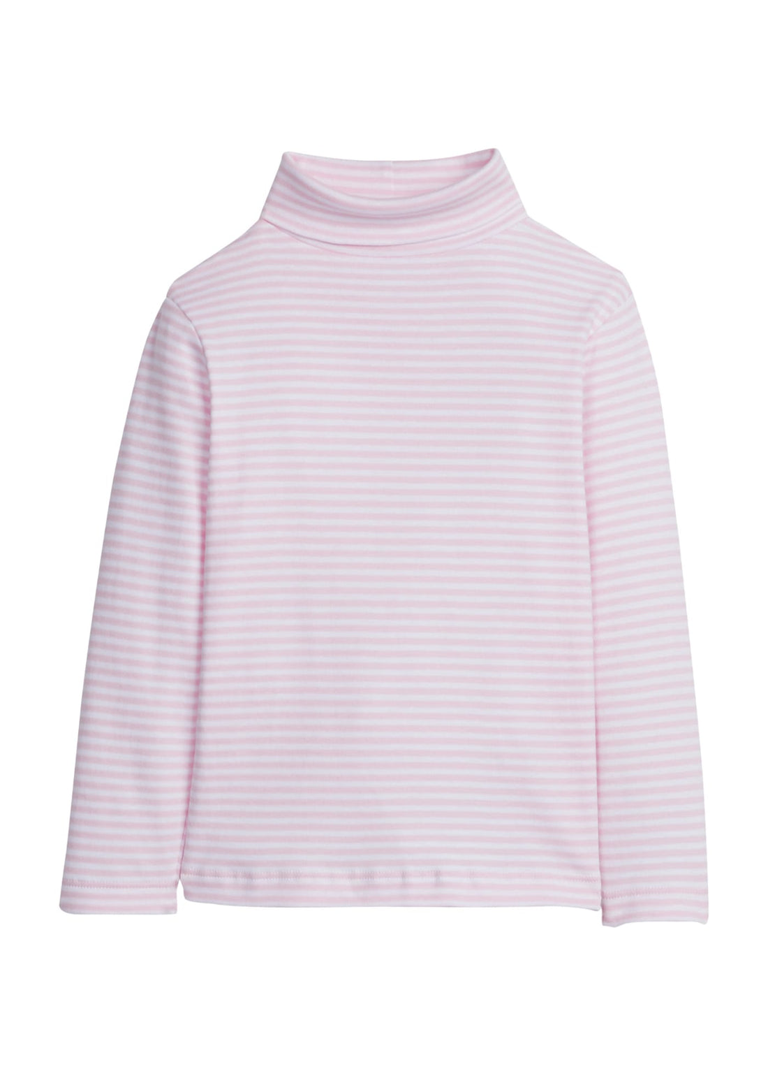 Striped Turtleneck - Light Pink