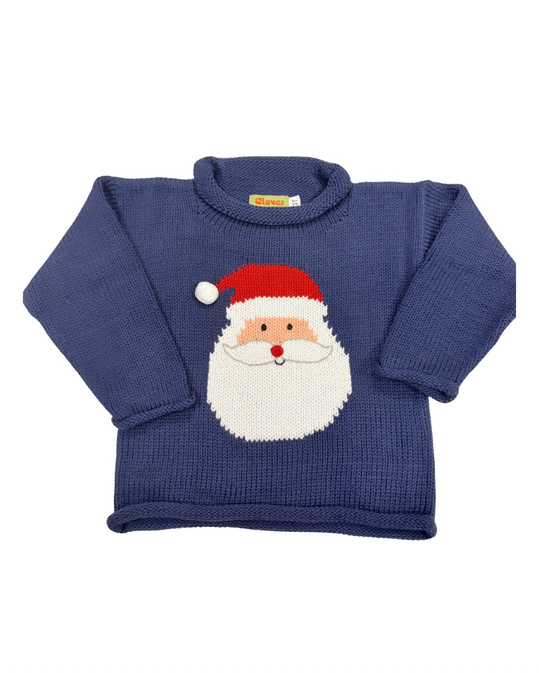 Santa Roll Neck - Dk. Royal