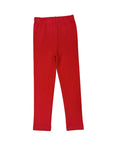 Straight Leggings - Deep Red - 1