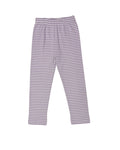 Striped Leggings - Lavender