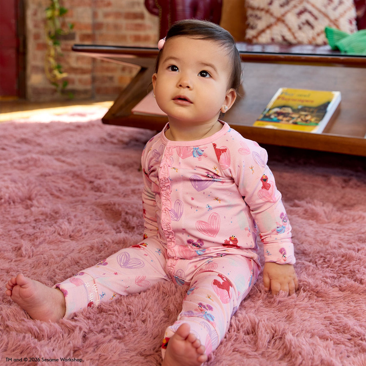 Abby & Elmo Modal Conv. Coverall