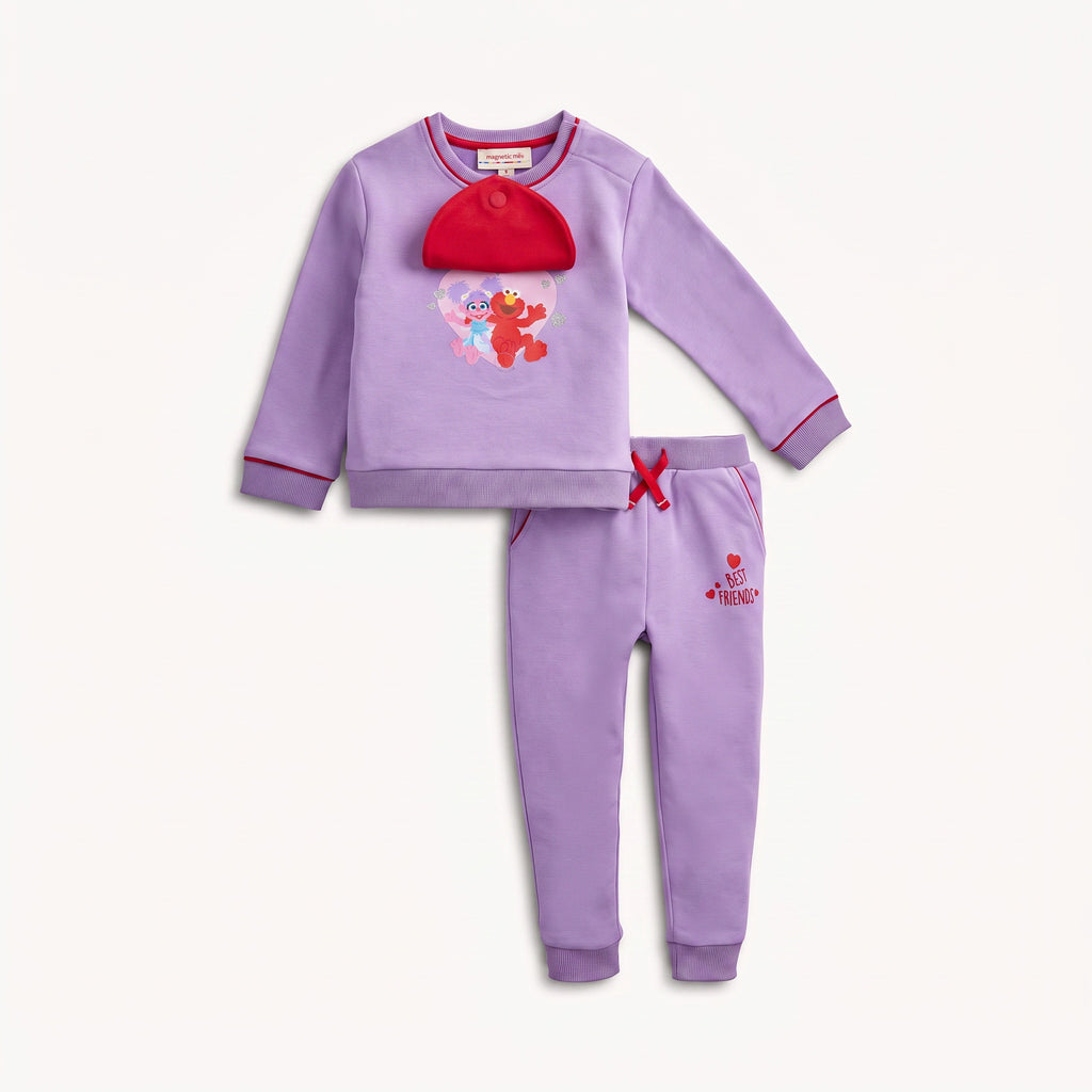 Abby & Elmo Magnetic Sweatsuit