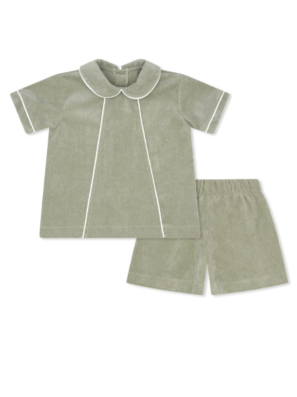 Adam Short Set - Sweetgrass Cord.