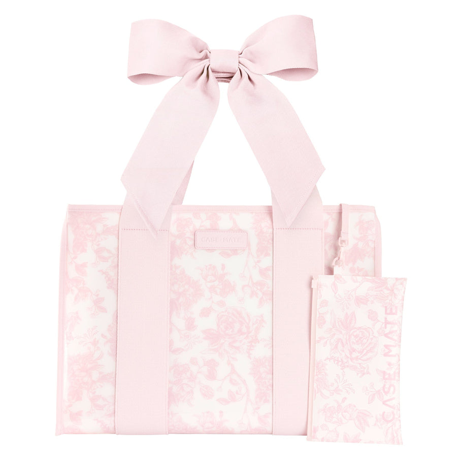 Jelly Bow Tote Bag - Afternoon Rose