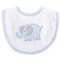 Medium Bib - Blue Elephant