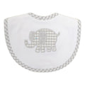 Medium Bib - Gray Elephant