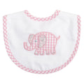 Medium Bib - Pink Elephant