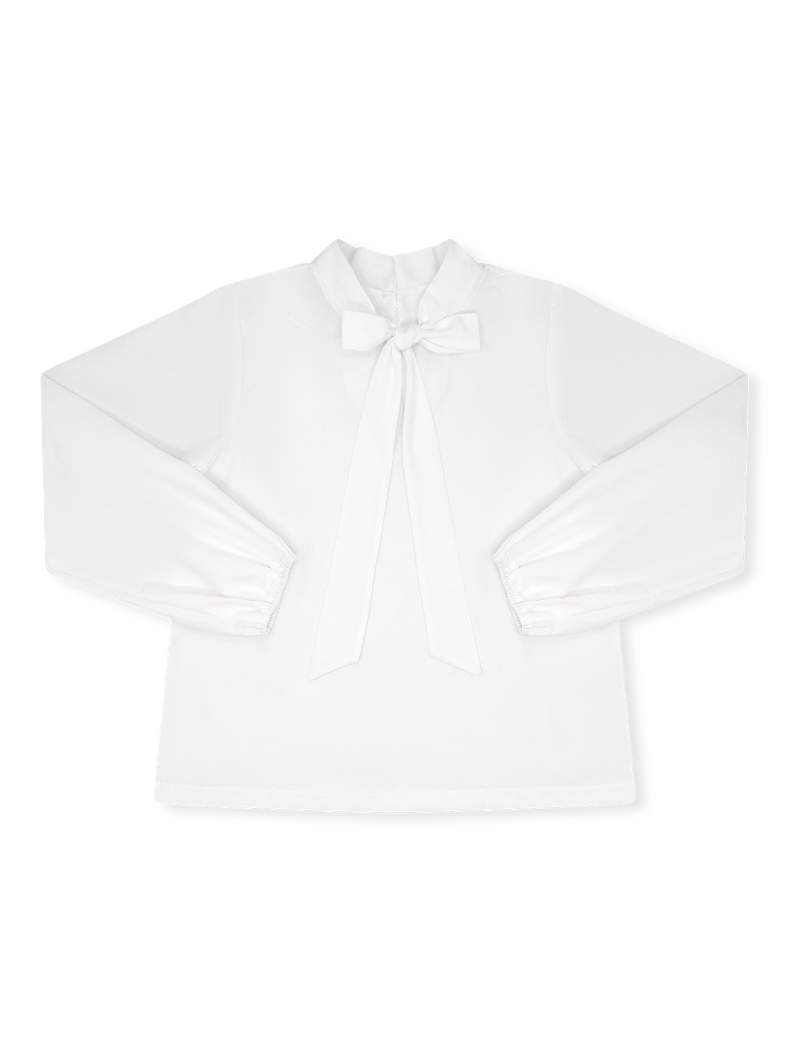 Beatrice Bow Blouse - White