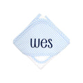 Fabric Hooded Towel - Blue Check