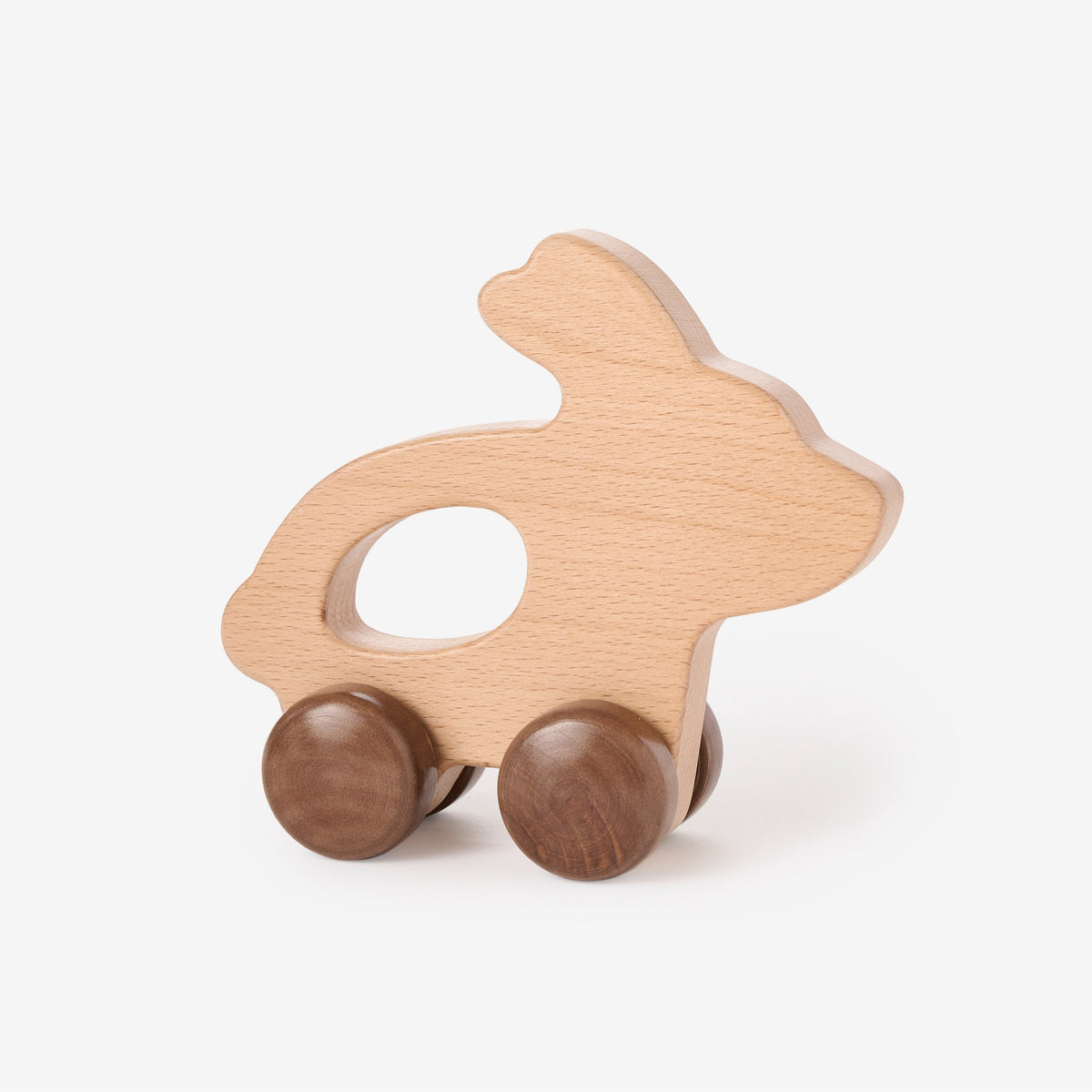 Wooden Push Toy - Bunny