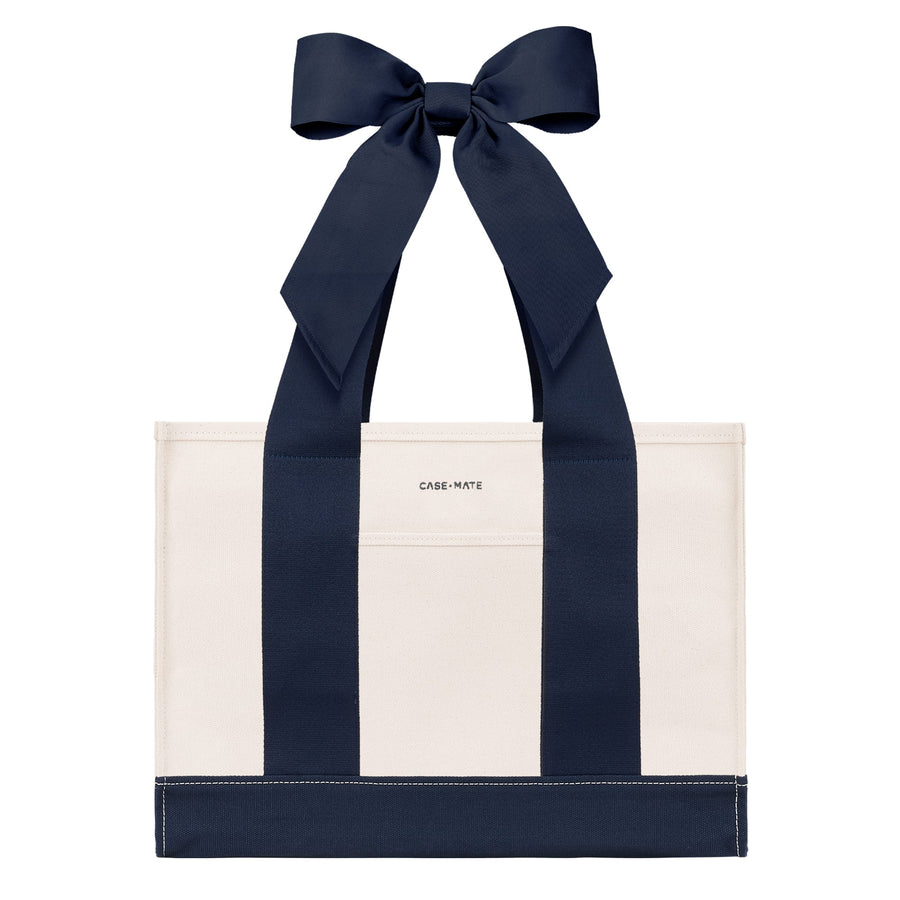 Canvas Bow Tote
