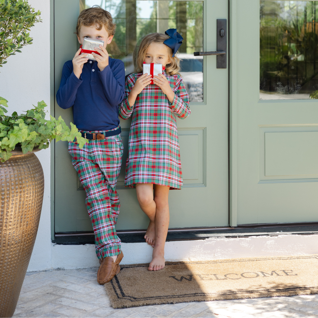 Christmas Plaid A-Line Dress