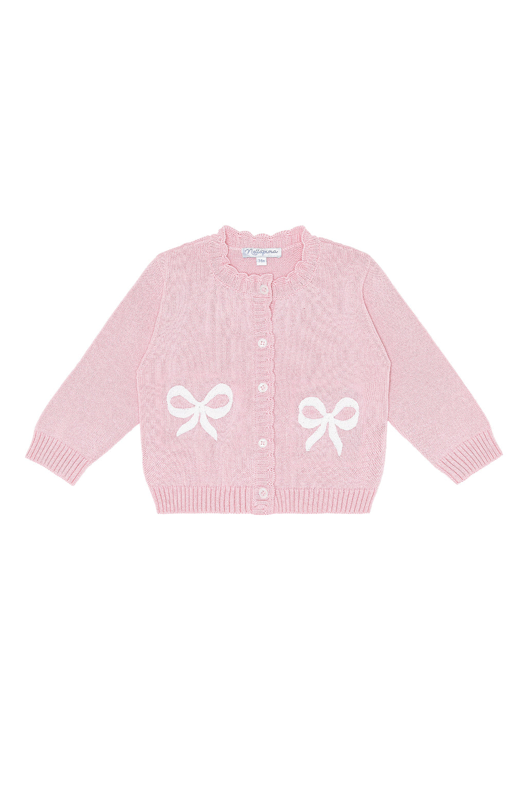 Charming Bow Emb. Cardigan