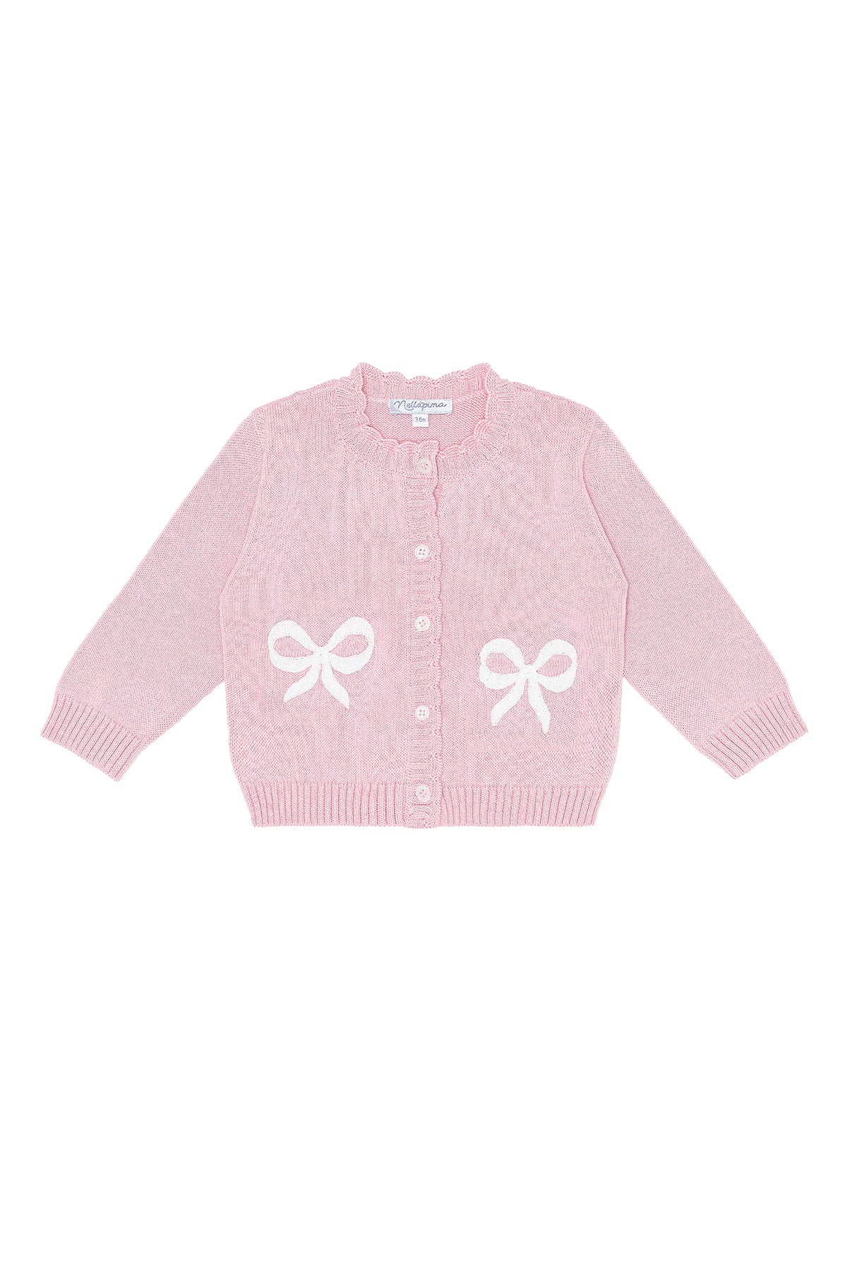 Charming Bow Emb. Cardigan