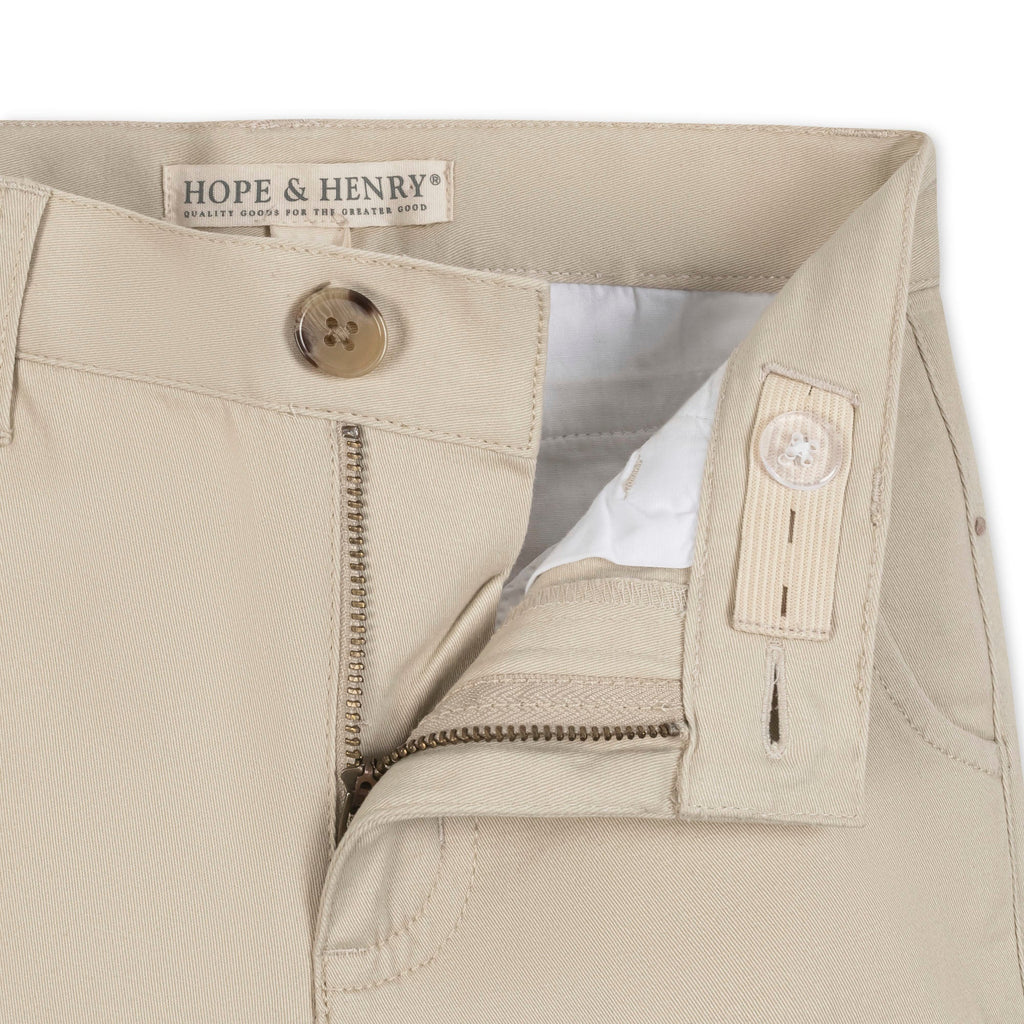 Organic Skinny Stretch Chino - Khaki