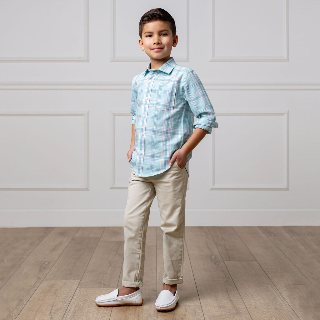Organic Skinny Stretch Chino - Khaki