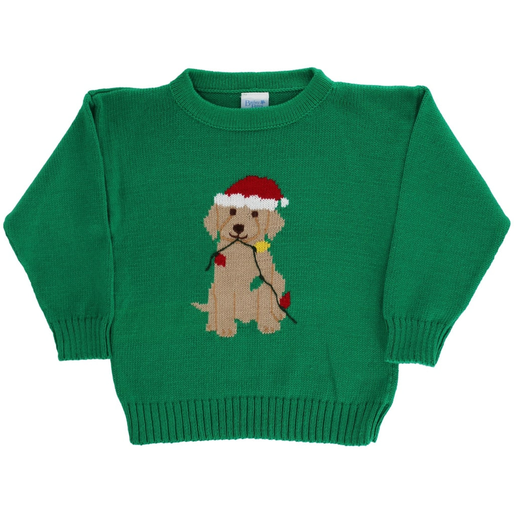 Christmas Lab Crewneck Sweaters