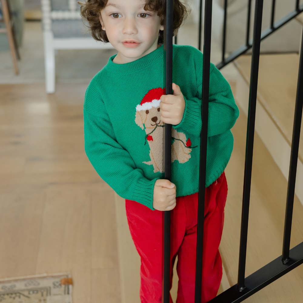 Christmas Lab Crewneck Sweaters