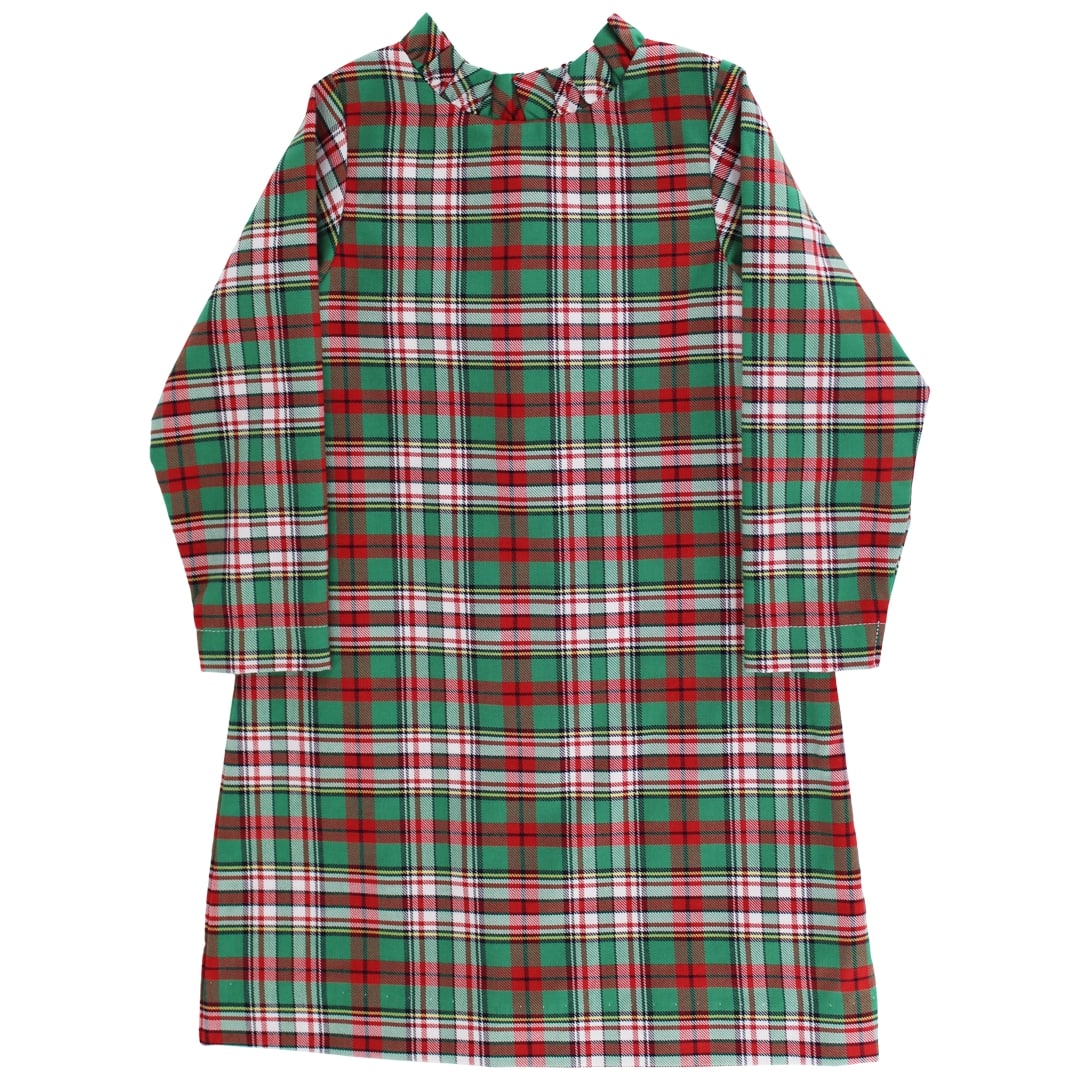 Christmas Plaid A-Line Dress