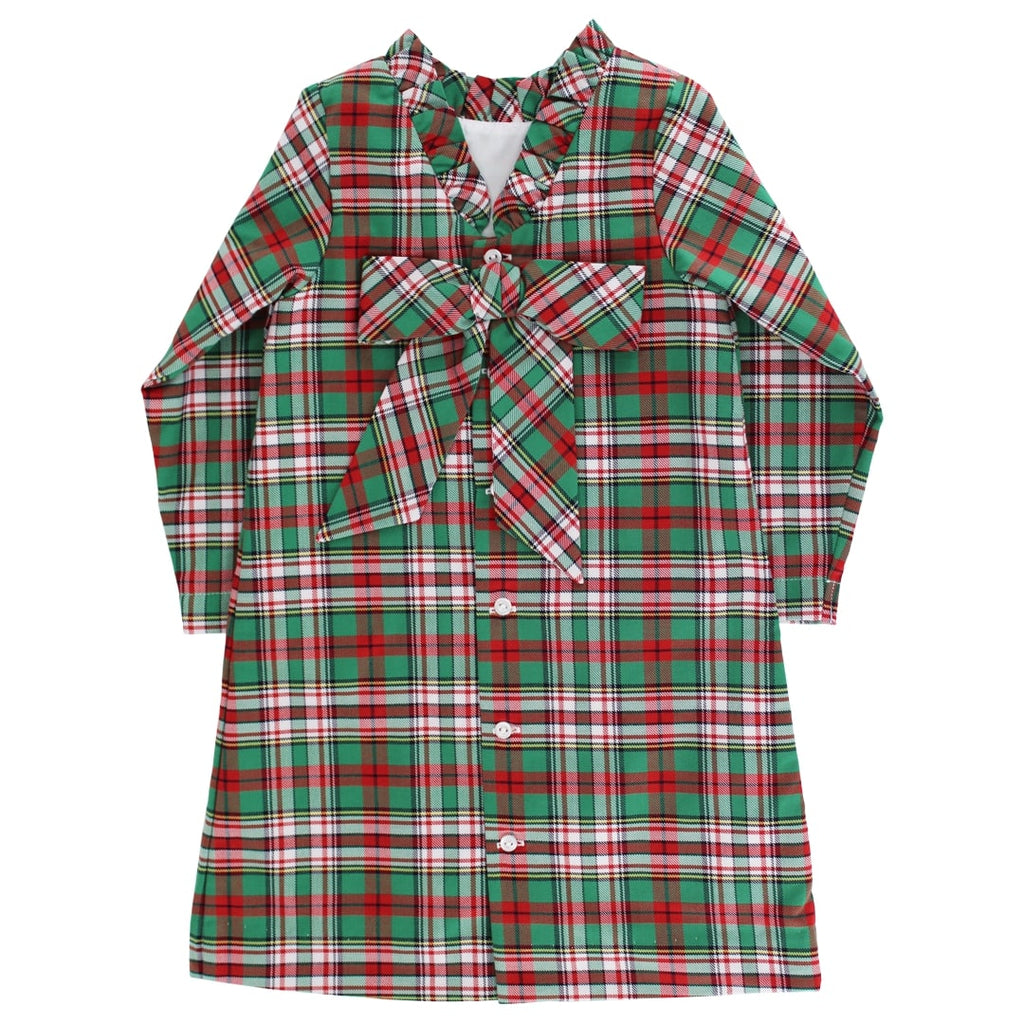 Christmas Plaid A-Line Dress