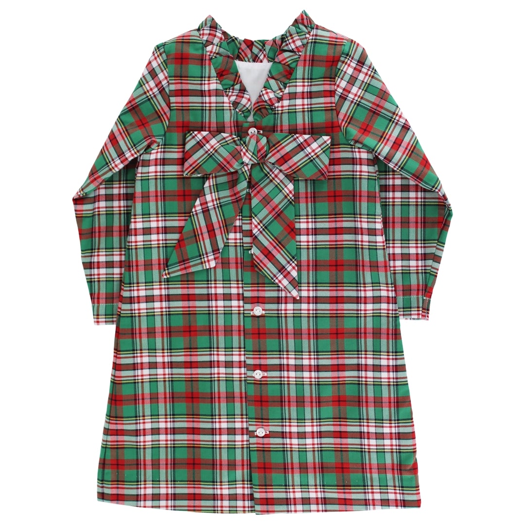 Christmas Plaid A-Line Dress
