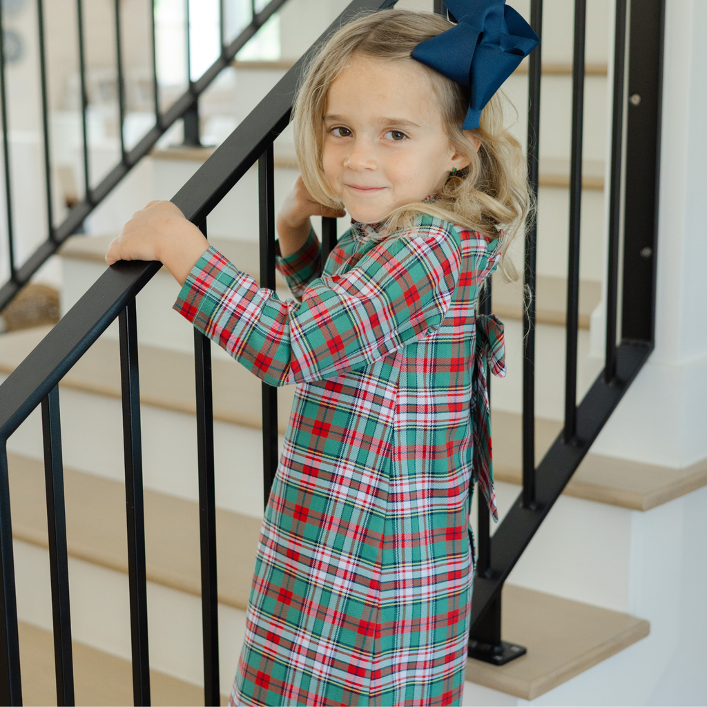 Christmas Plaid A-Line Dress