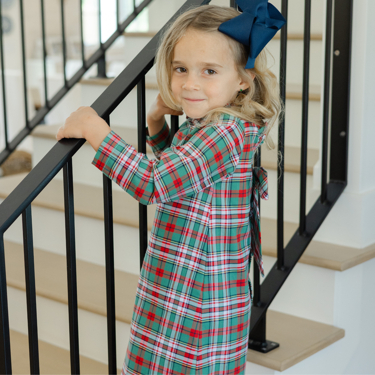 Christmas Plaid A-Line Dress