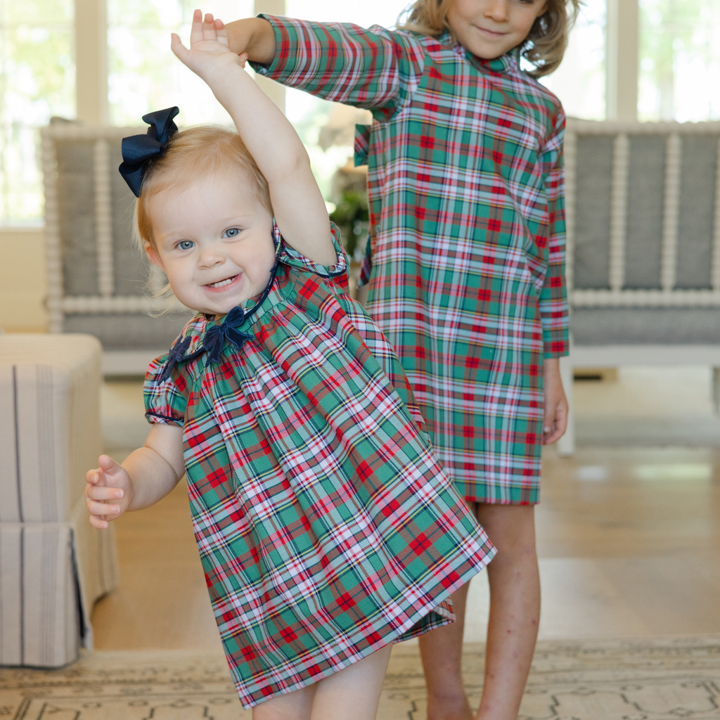 Christmas Plaid A-Line Dress