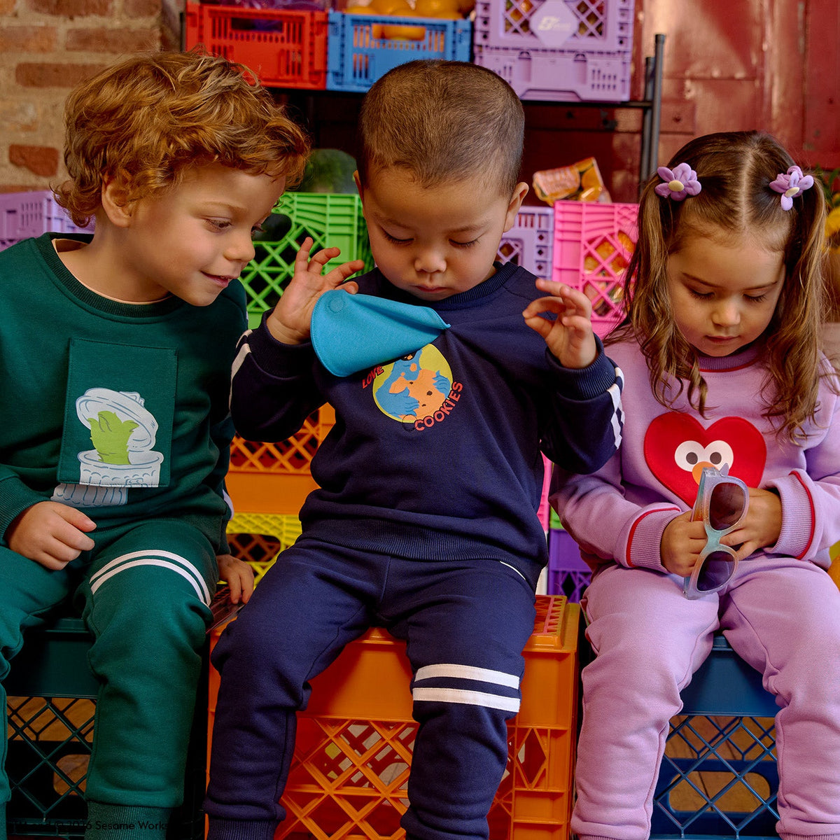 Abby & Elmo Magnetic Sweatsuit