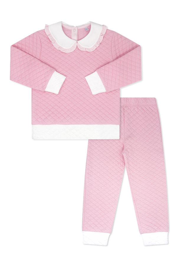 Cooper Quilted Set - Pink