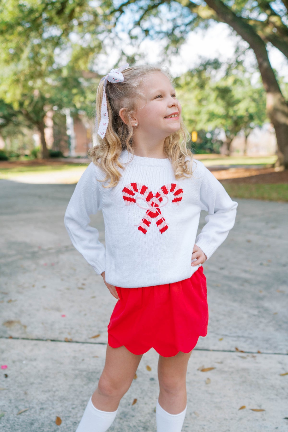Cozy Up Sweater - Candy Cane