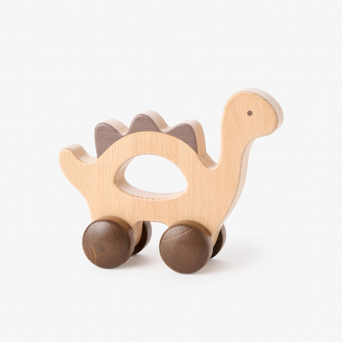 Wooden Push Toy - Dinosaur