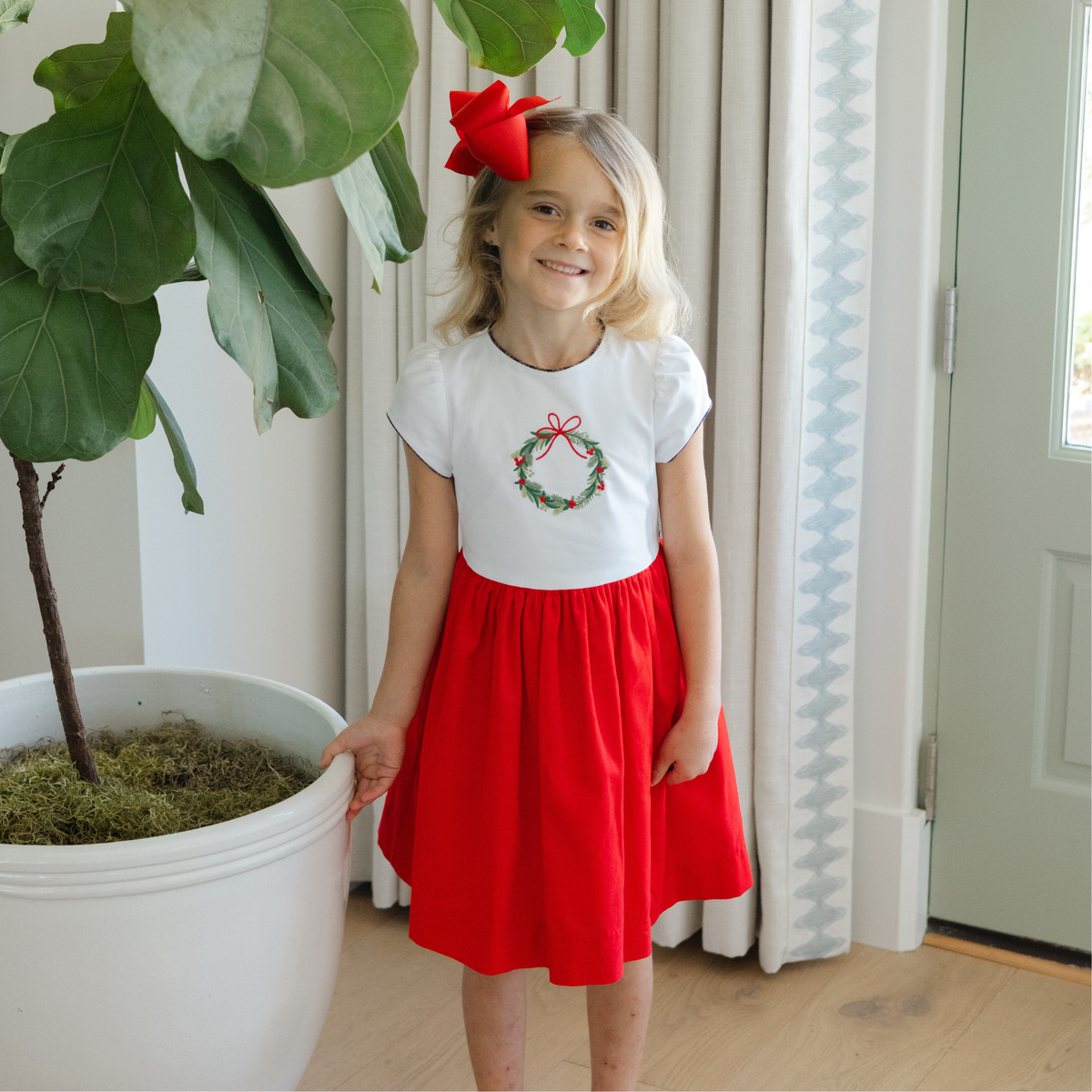 Durham Christmas Wreath Dresss
