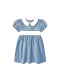 Elenor Dress - Blue Velvet