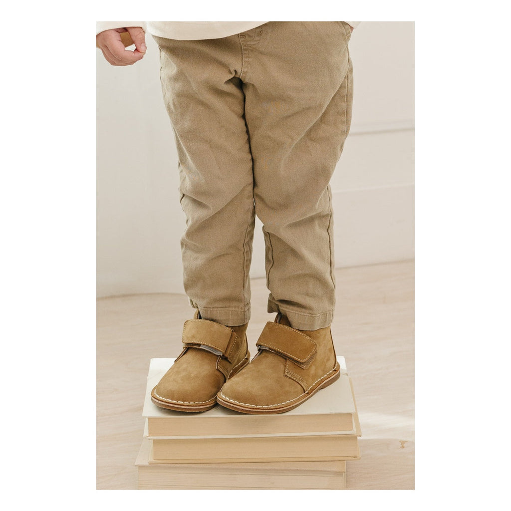 Emmett Velcro Bootie - Khaki