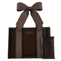 Jelly Bow Tote - Espresso Polka Dot