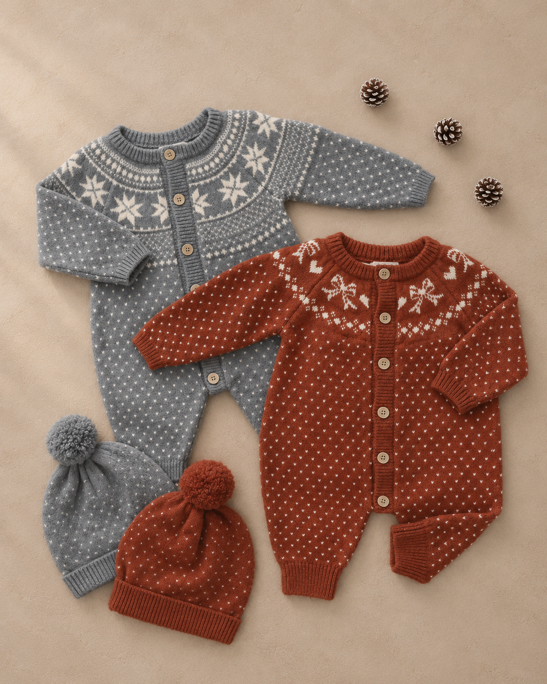 Fair Isle Romper || Ruby